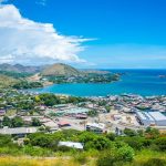 A panoramic view of Port Moresby, the capital of Papua New Guinea