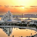 Panoramic view of Benghazi cityscape along the Mediterranean coast
