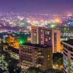 View of Kampala, Uganda showcasing the vibrant city skyline, lush greenery, and local culture.