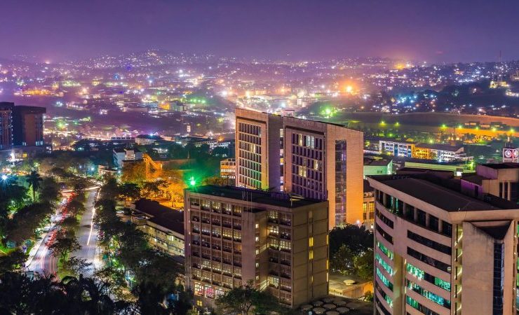 View of Kampala, Uganda showcasing the vibrant city skyline, lush greenery, and local culture.