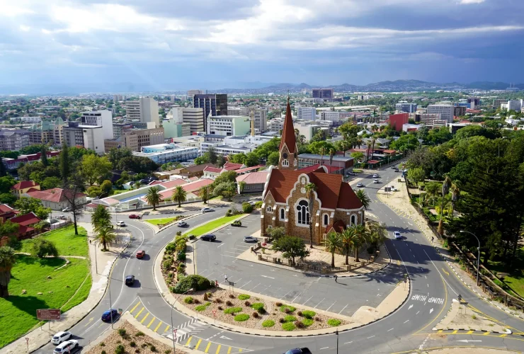 Windhoek Cityscape - Namibia’s Capital with a Blend of Nature and Culture